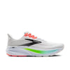Brooks Mens Ghost 17 White/Pink Clay/Gecko