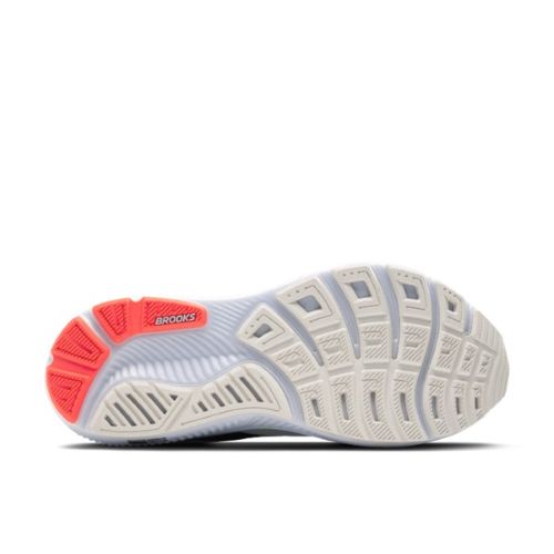 Brooks Mens Ghost 17 White/Pink Clay/Gecko