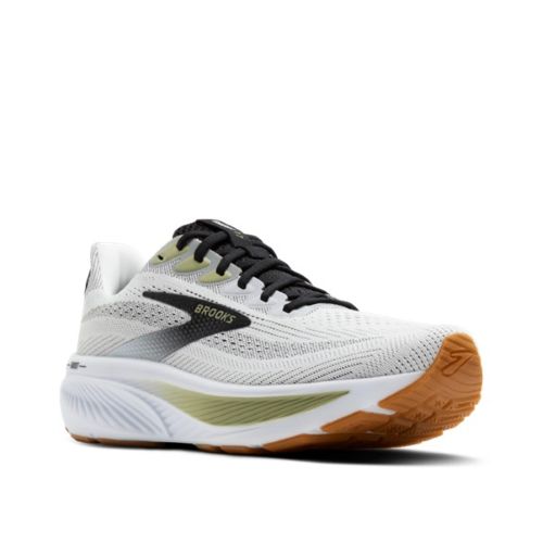 Brooks Mens Ghost 17 D White/Black/Tea