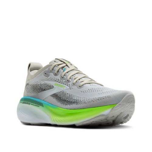 Brooks Mens Adrenaline GTS 23 D Oyster/Green Gecko/Blue