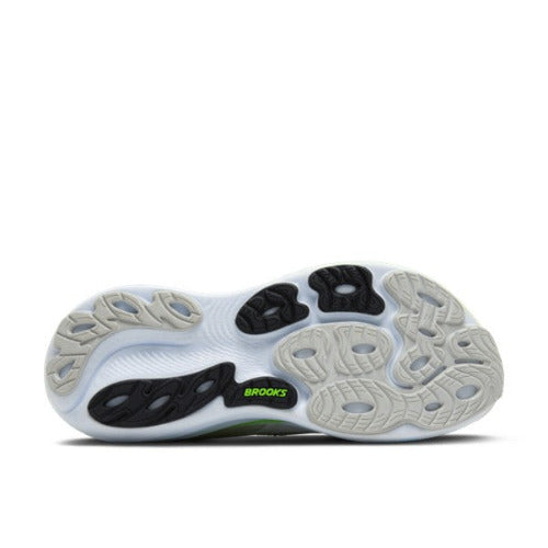 Brooks Mens Adrenaline GTS 23 D Oyster/Green Gecko/Blue