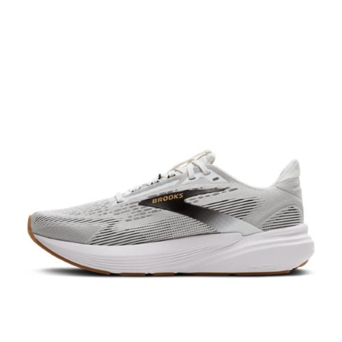 Brooks Mens Revel 8 White/Black/Oak Buff