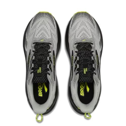 Brooks Mens Ghost Trail Grey/Black/Nightlife