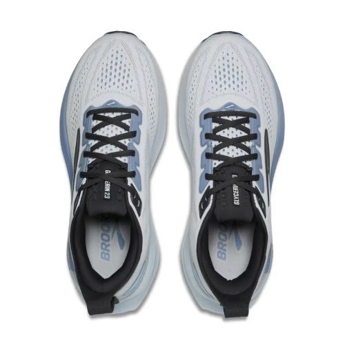 Brooks Mens Glycerin 23 White/Rain/Baltic Sea