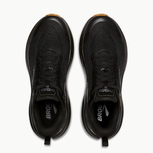 Brooks Mens Cascadia 20 Black/Ebony/Gum