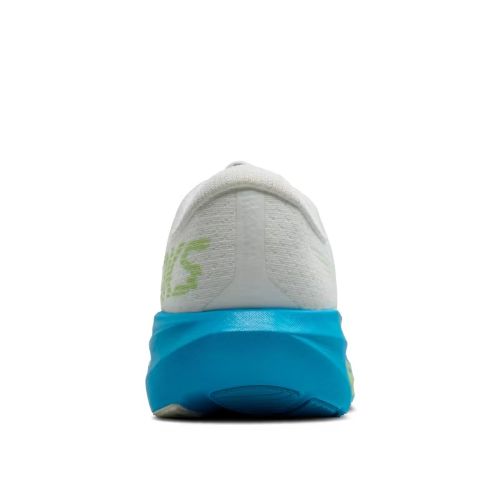 Brooks Mens Ghost Amp White/Blue/Paradise Green