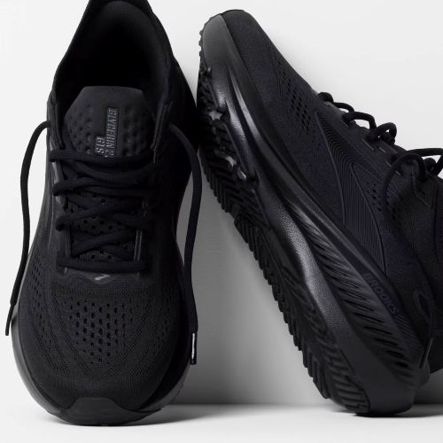 Brooks Mens Glycerin GTS 23 2E Black/Black/Ebony
