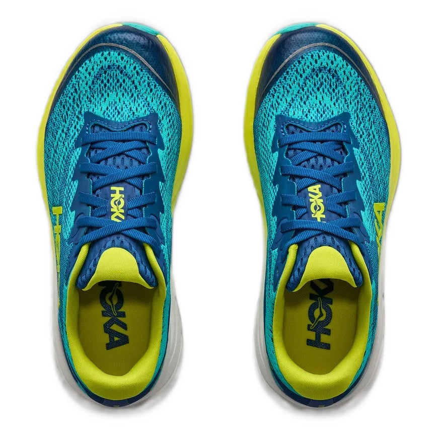 Hoka Kids Rincon 4 GS Electric Aqua/Neon Hoka Citrus