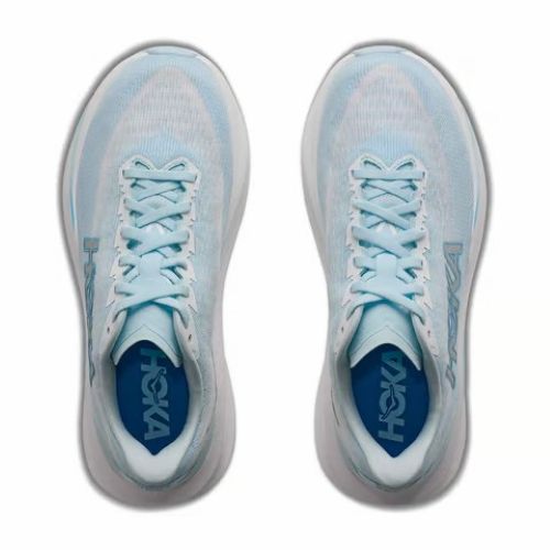 Hoka Womens Mach 7 Glimmering Blue/Frost