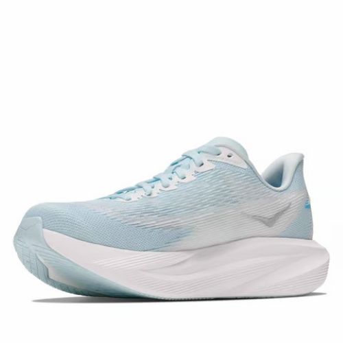 Hoka Womens Mach 7 Glimmering Blue/Frost