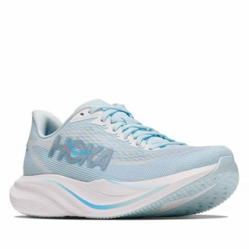 Hoka Womens Mach 7 Glimmering Blue/Frost