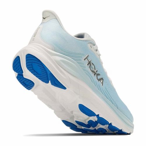 Hoka Mens Clifton 11 Frost/Glimmering Blue