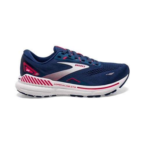 Brooks Womens Adrenaline GTS 23 Blue/Raspberry/White