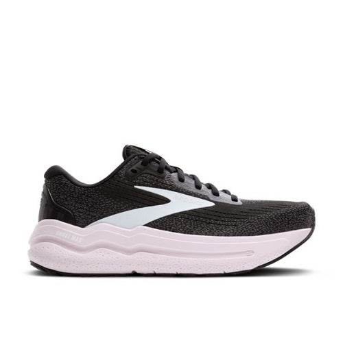 Brooks Womens Ghost Max 2 Black/White/Orchid Ice