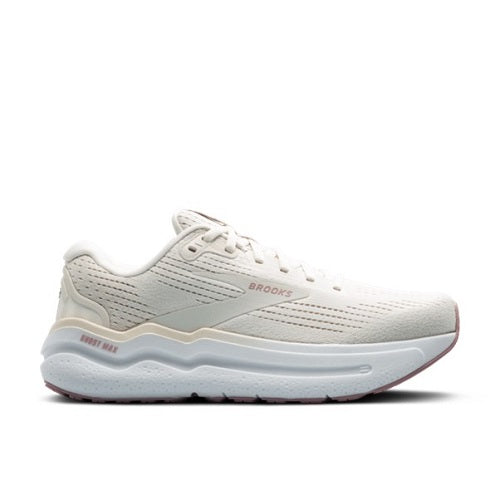 Brooks Womens Ghost Max 2 Coconut Milk/Gray/Zep