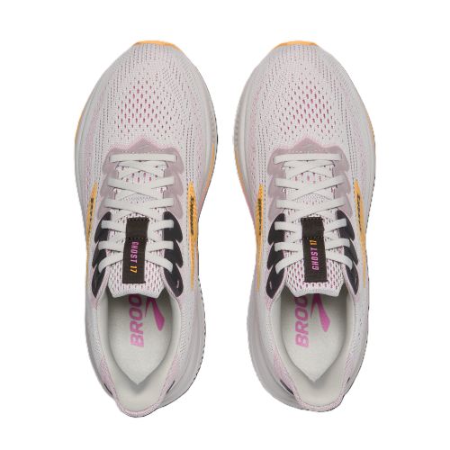 Brooks Womens Ghost 17 Oyster/Apricot/Pink