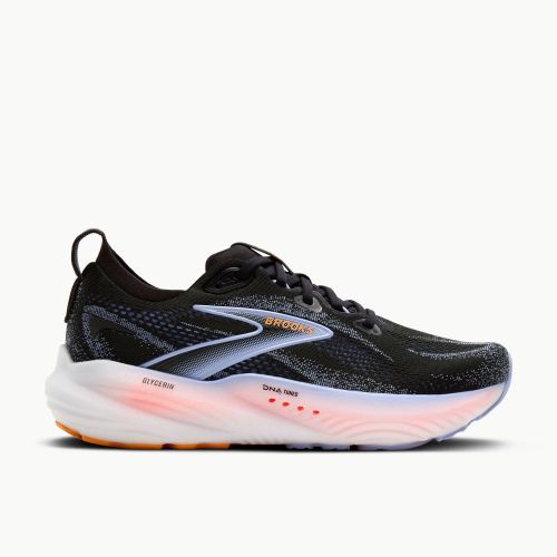 Brooks Womens Glycerin 22 Black/Blue Heron/Orange