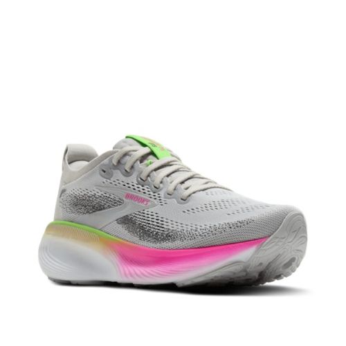 Brooks Womens Adrenaline GTS 25 B Oyster/Pink/Green