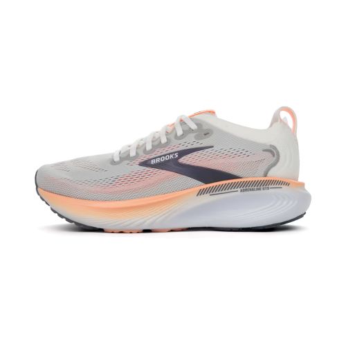 Brooks Womens Adrenaline GTS 25 B Oyster Mushroom/Peach/Grape