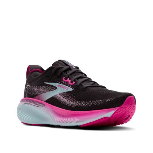 Brooks Womens Adrenaline GTS 25 B Black/Cyber Pink/Iced Aqua