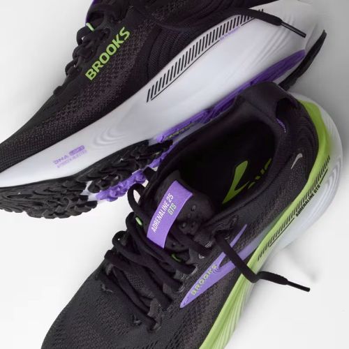 Brooks Womens Adrenaline GTS 25 D Black/Blackened Pearl/Purple