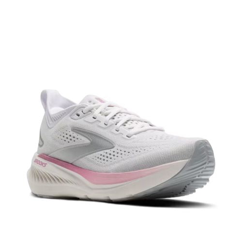 Brooks Womens Glycerin 23 White/Habor Mist/Metal