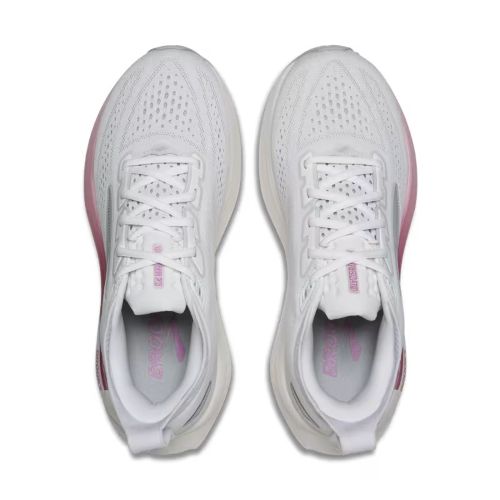 Brooks Womens Glycerin 23 White/Habor Mist/Metal