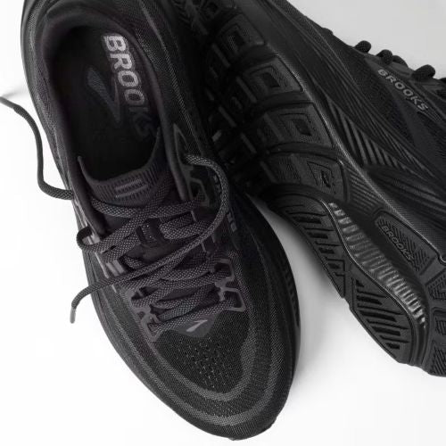 Brooks Womens Ghost 18 D Black/Black/Ebony