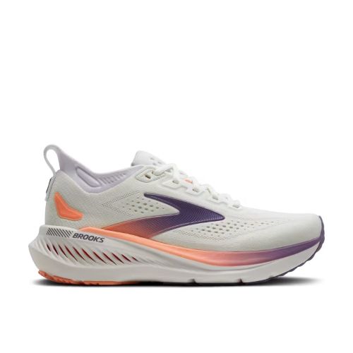 Brooks Womens Glycerin GTS 23 White/Mulled Grape/Clea