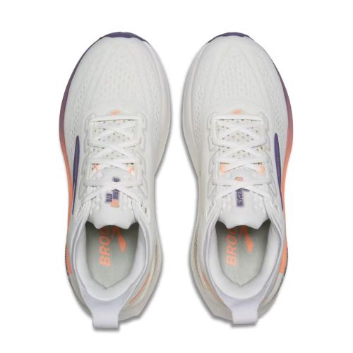 Brooks Womens Glycerin GTS 23 White/Mulled Grape/Clea
