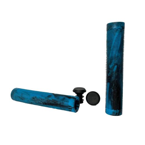 Grit Handlebar Grips 160mm Black/Blue