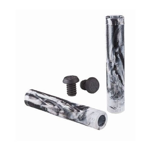 Grit Handlebar Grips 160mm Black/White