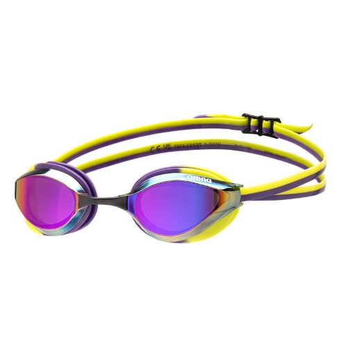 Arena Adults Python Mirror Goggles Violet/Plum/Lime