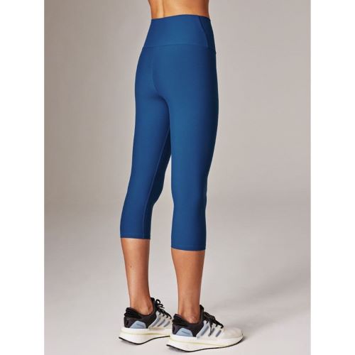 Running Bare Womens Muse 3/4 Tight Peacock