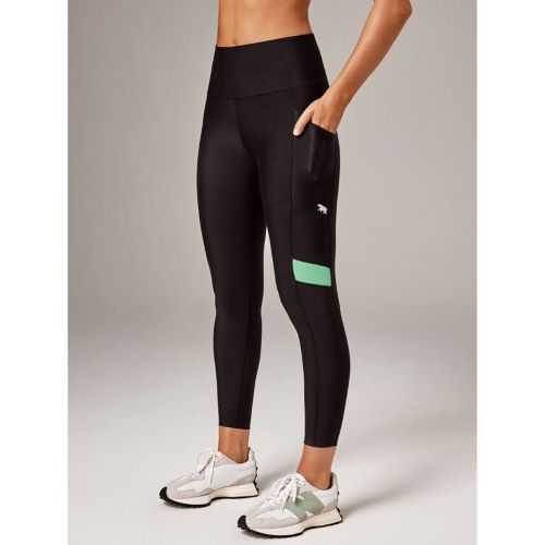 Running Bare Gelato 7/8 Tights Black/Jade