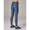 Running Bare Womens Power Moves Pocket Full Length Tight Tal Indigo