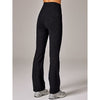 Running Bare Womens Peach Jazz Bootleg Pants Black Marle