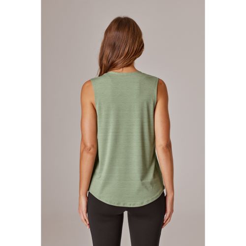 Running Bare Womens Dial it Up Workout Tank Palm