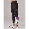 Running Bare Womens Gen 2 Ankle 7/8 Tight Black/Bougvillea