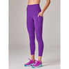 Running Bare Womens Camelflage Barely Ankle Graze 7/8 Tight Bougvillea