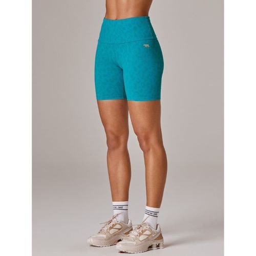 Running Bare Womens After Dark Sculpt 6 Inch Bike Short Kubu Reef