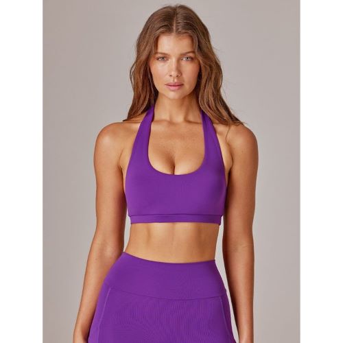 Running Bare Womens Headliner Sports Bra Bougvillea