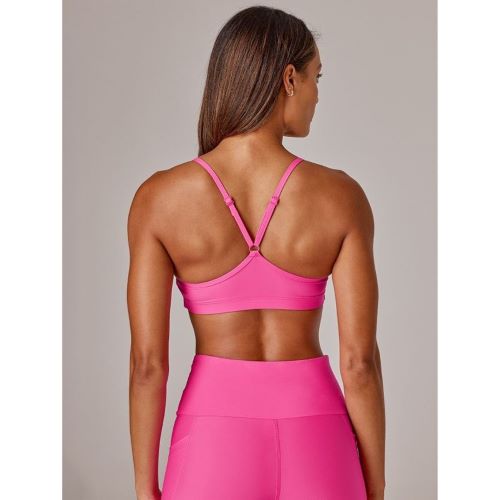 Running Bare Womens Gelato Sports Bra Pop Candy