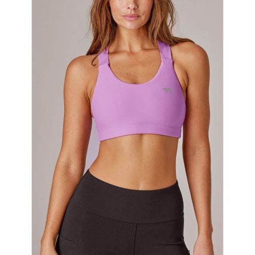 Running Bare Womens Power Up Sports Bra Basics Lotus Blossom