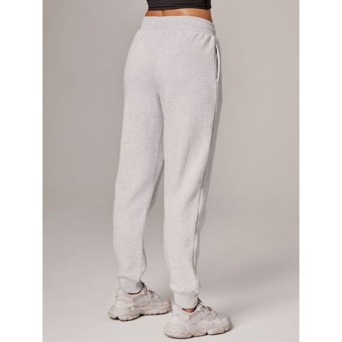 Running Bare Womens Team Track Pant Snow Marle