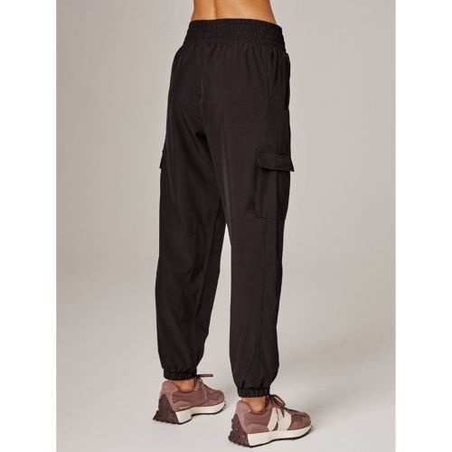 Running Bare Womens Academy Cargo Pant Black