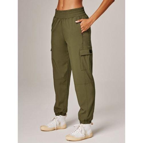 Running Bare Womens Academy Cargo Pant Henna