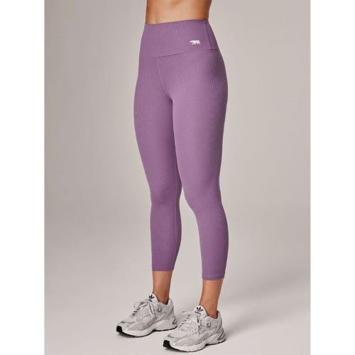 Running Bare Womens Drop In Pocket 7/8 Tight Oleander