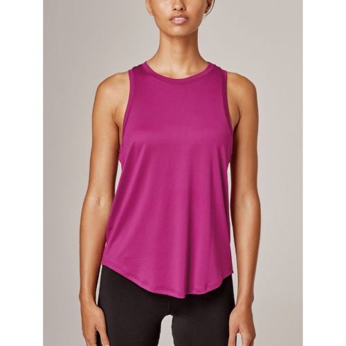 Running Bare Womens Victory Running Tank Wild Rose