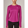 Running Bare Womens Victory Run Long Sleeve Tee Wild Rose